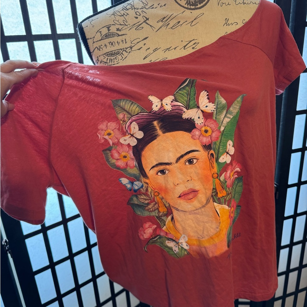 Torrid Red Artistic Graphic Tee